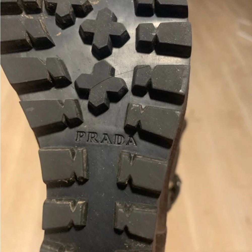 Prada Suede wedge boot - Picture 4 of 5